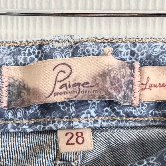 PAIGE Dark Blue Flare Jeans - Picture 3 of 4